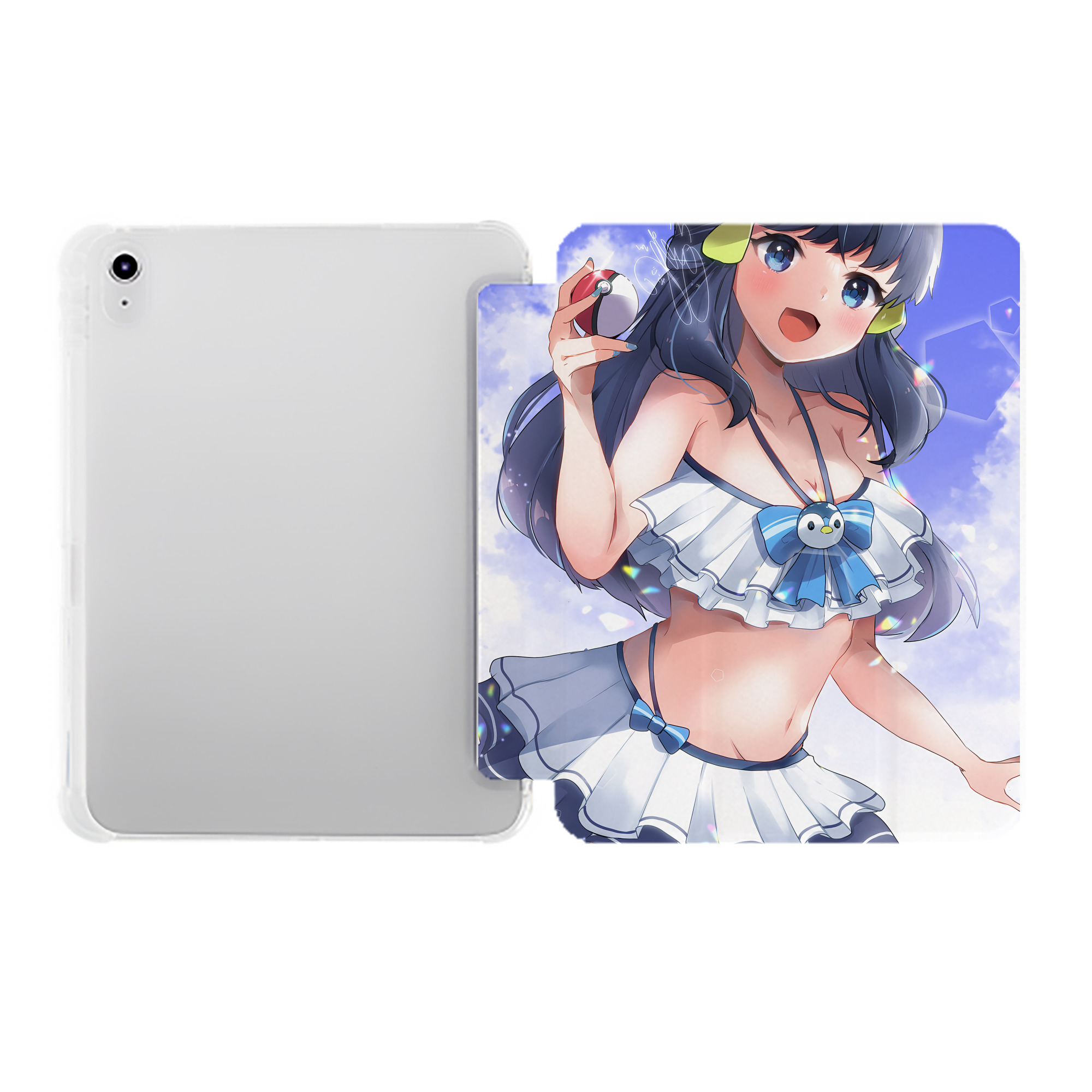 （画像用） ポケットモンスター Pokémon IPad ケース ペン収納付き 三つ折りスタンド PUレザー×シリコン 対応機種9.5/10.5/10.9インチ